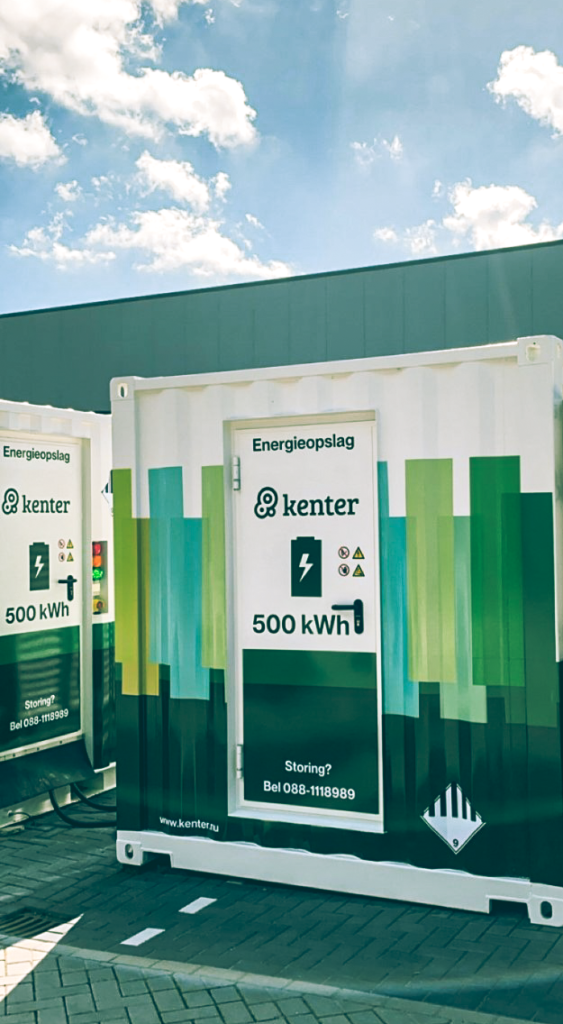 Energieopslag batterijcontainer