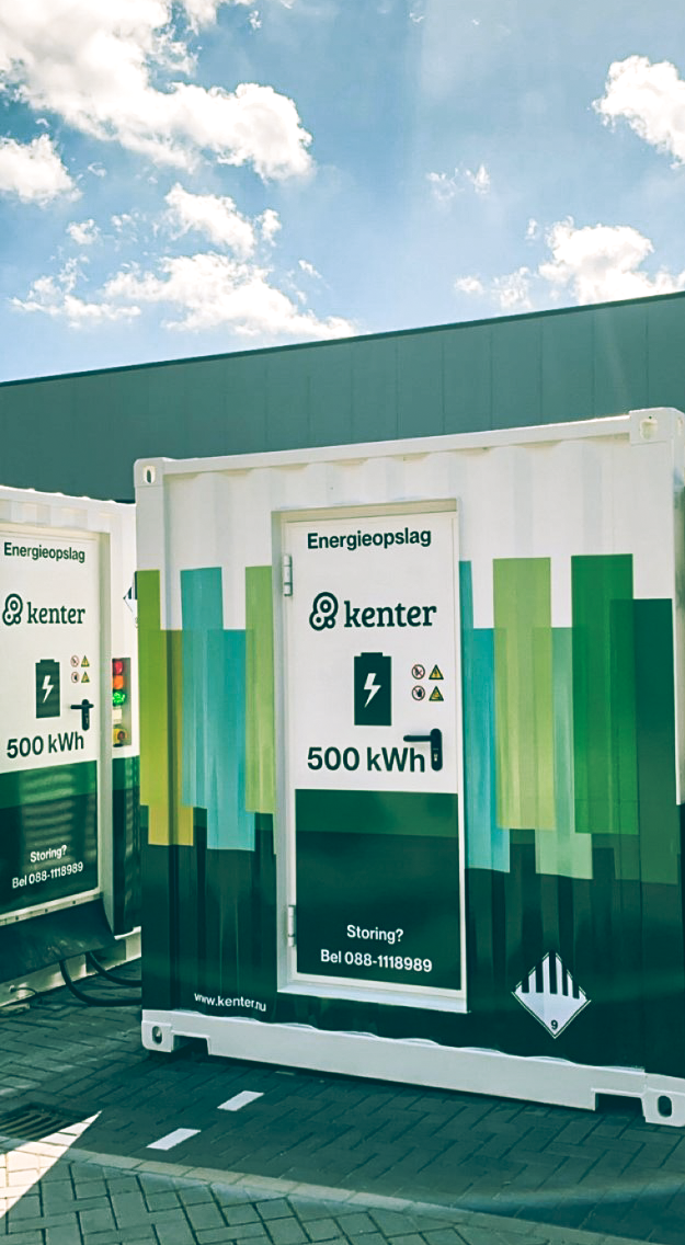 Energieopslag batterijcontainer